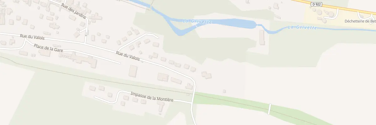 Plan du 21 Rue du Valois à Betz