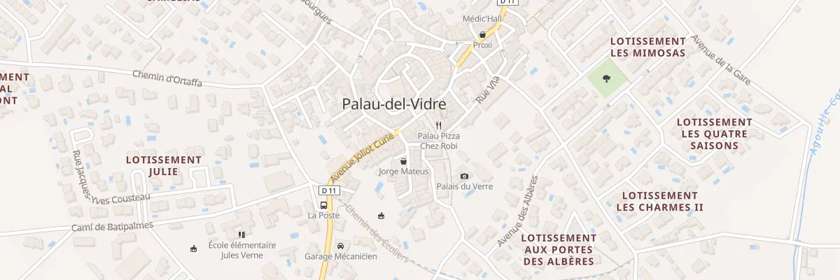 Plan du 34 Rue Vila à Palau-del-Vidre