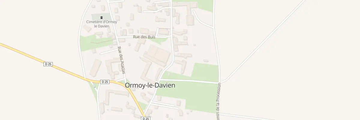 Plan du 3T Rue des Tilleuls à Ormoy-le-Davien
