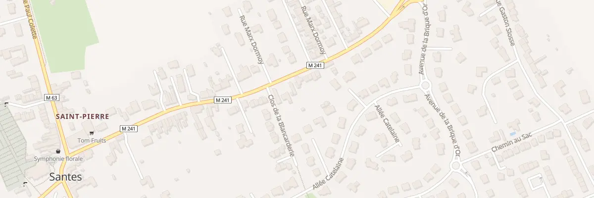 Plan du 112 Rue Marx Dormoy à Santes