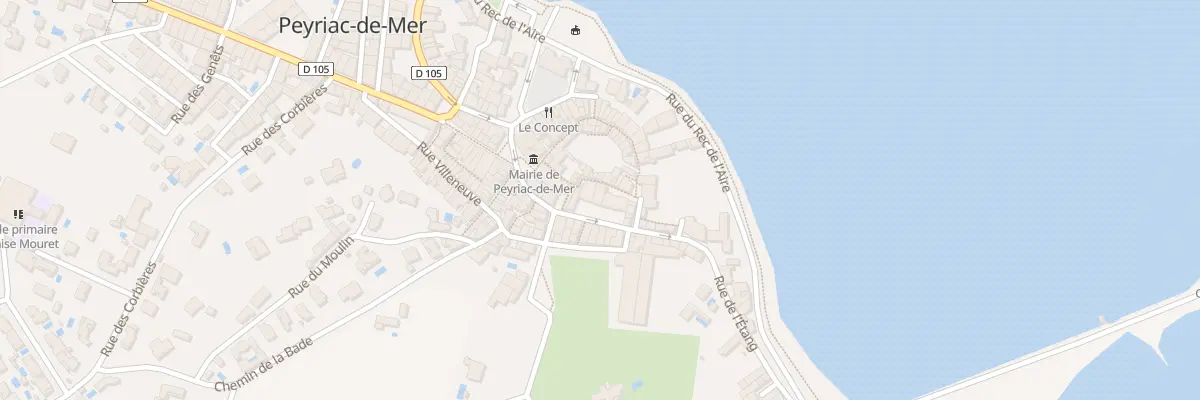 Plan du 11 Rue de l’Etang à Peyriac-de-Mer