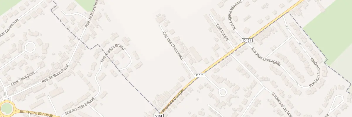 Plan du 5001F Cite des Cheminots à Dourges