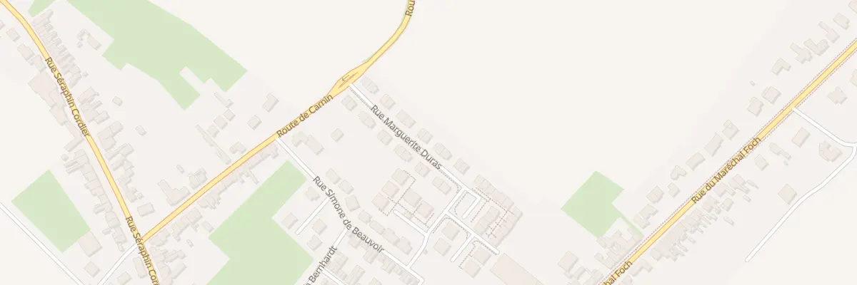 Plan du 15 Rue Marguerite Duras à Carvin