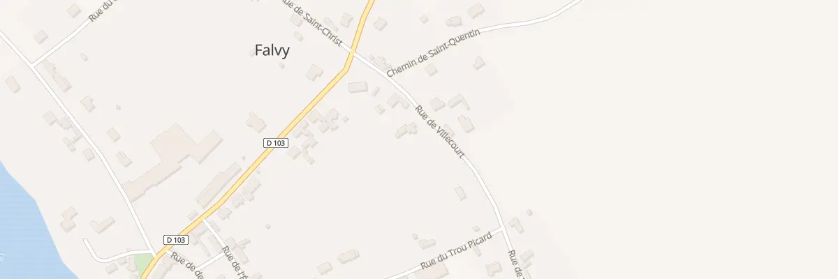 Plan du 6 Rue de Villecourt à Falvy
