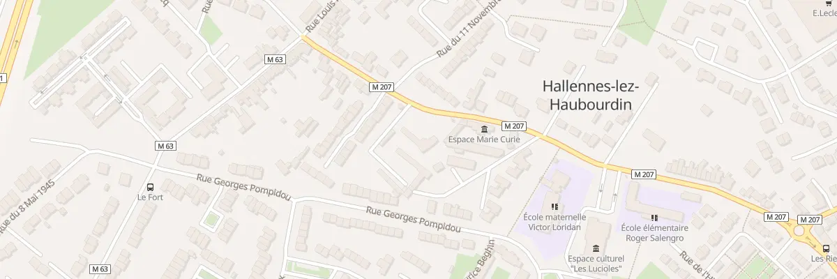 Plan du 85 Rue Léon Gambetta à Hallennes-lez-Haubourdin