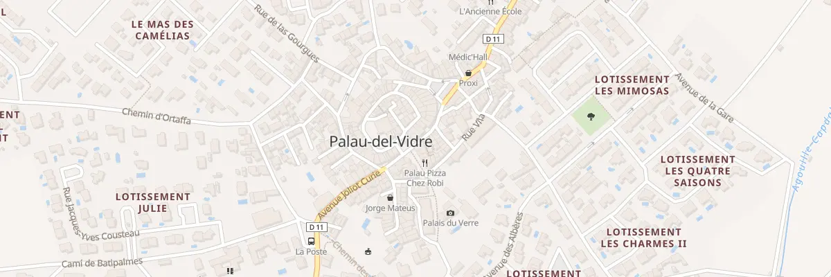 Plan du 50 Av Joliot Curie à Palau-del-Vidre