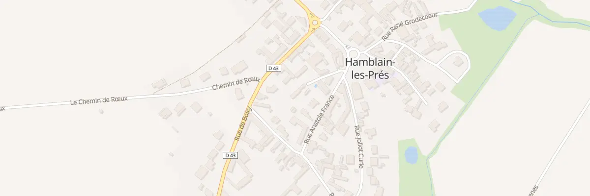 Plan du 8 Rue Victor Hugo à Hamblain-les-Prés