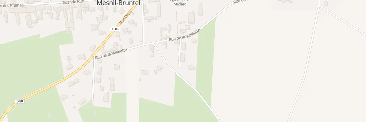 Plan du 7B Rue de la Valleette à Mesnil-Bruntel