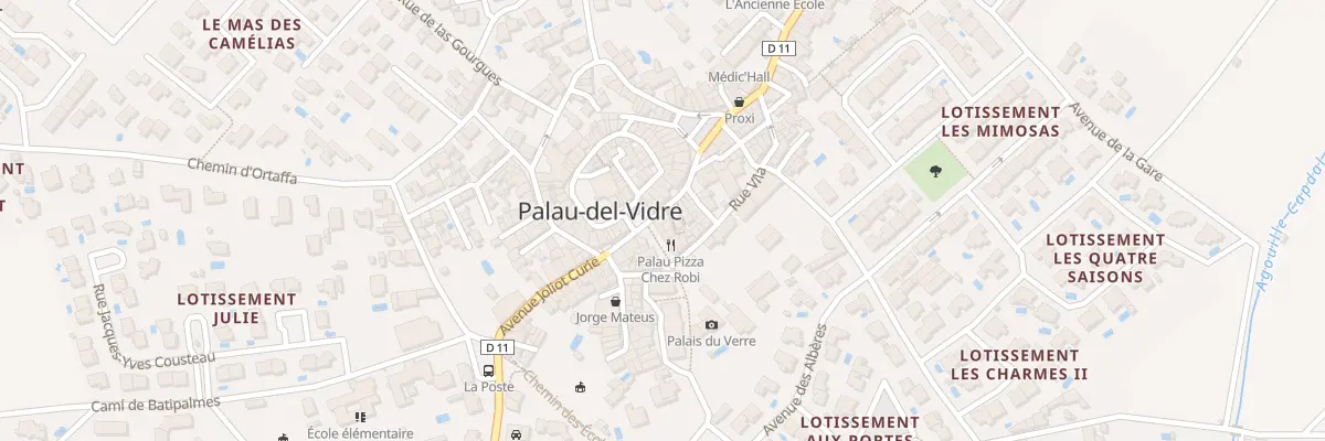 Plan du 1 Rue de la Paix à Palau-del-Vidre