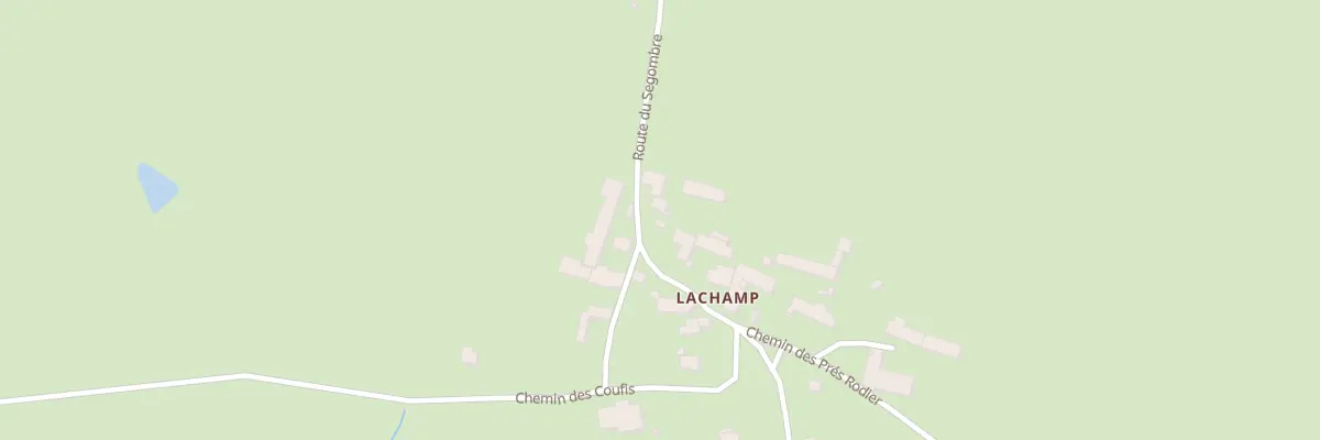 Plan du 5009 Lachamp à Celles