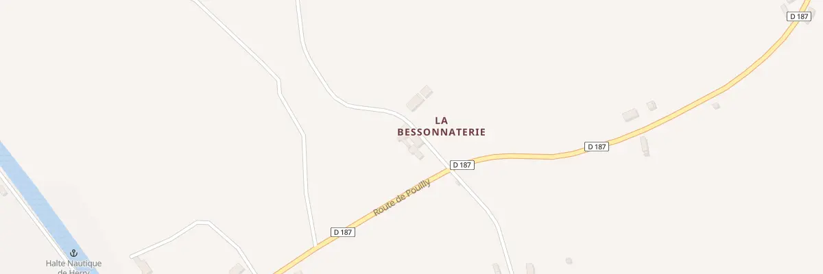 Plan du 1 Rue des Avoineries à Herry