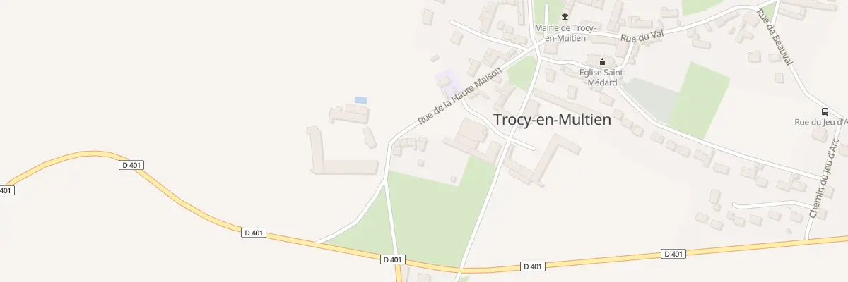 Plan du 5 Rue de la Haute Maison à Trocy-en-Multien