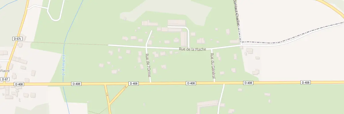Plan du 192 Che de la Flache à Fontenailles