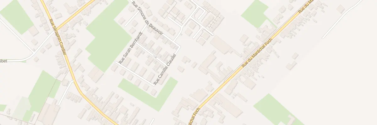 Plan du 143Q Rue du Marêchal Foch à Carvin