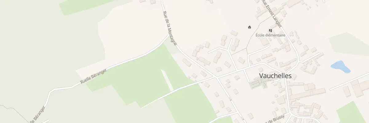 Plan du 261 Rue de la Montagne à Vauchelles