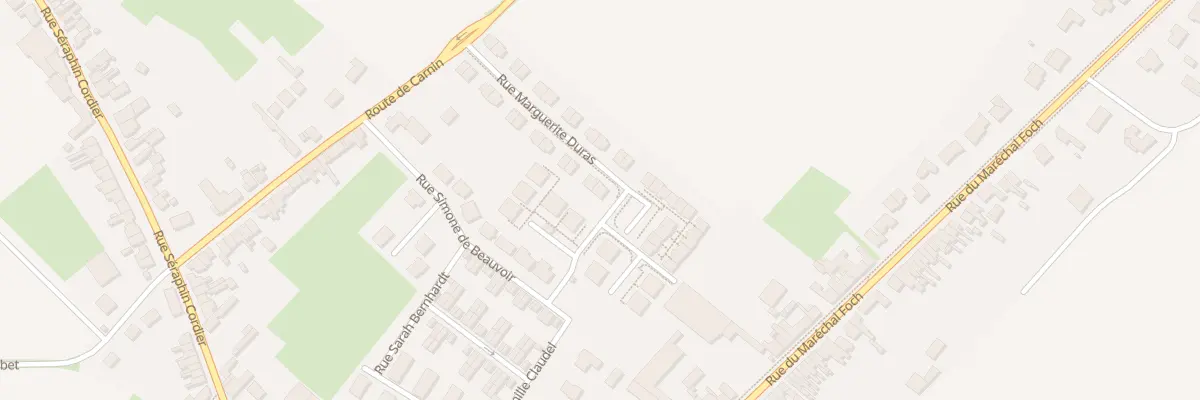 Plan du 24 Rue Marguerite Duras à Carvin