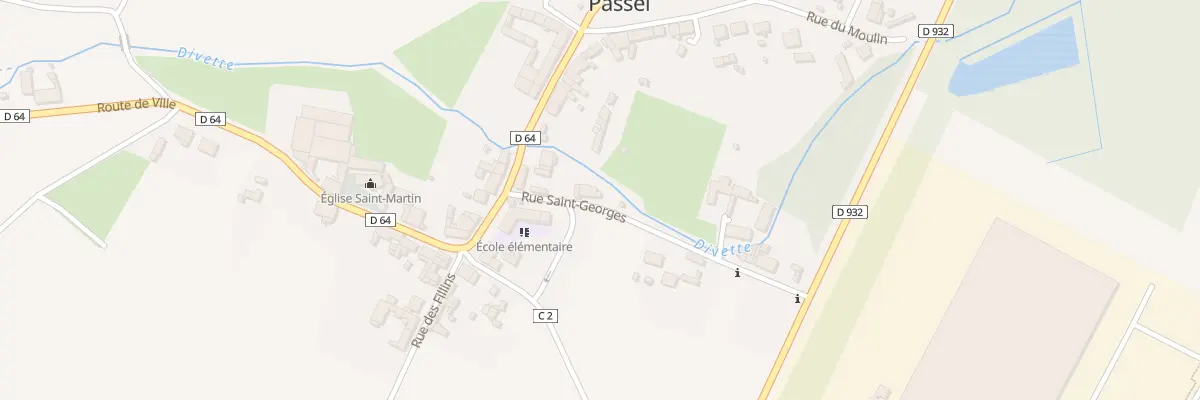 Plan du 61 Rue Saint-georges à Passel