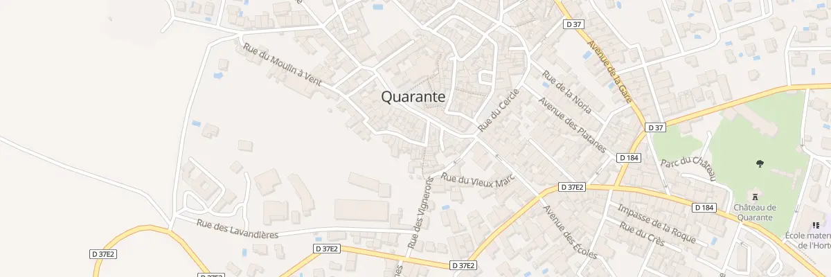 Plan du 2T Rue de la Chapelle à Quarante