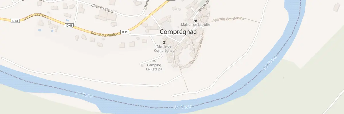 Plan du 5103 Rue du Tioulas à Comprégnac