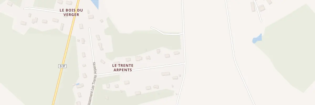 Plan du 33 Lot les Trente Arpents à Chuelles