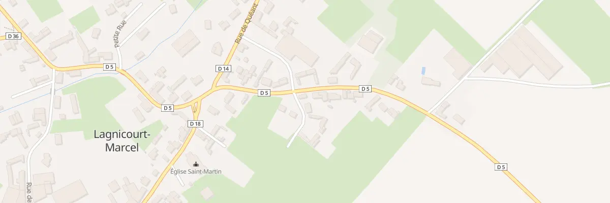Plan du 8 Rue de Doignies à Lagnicourt-Marcel