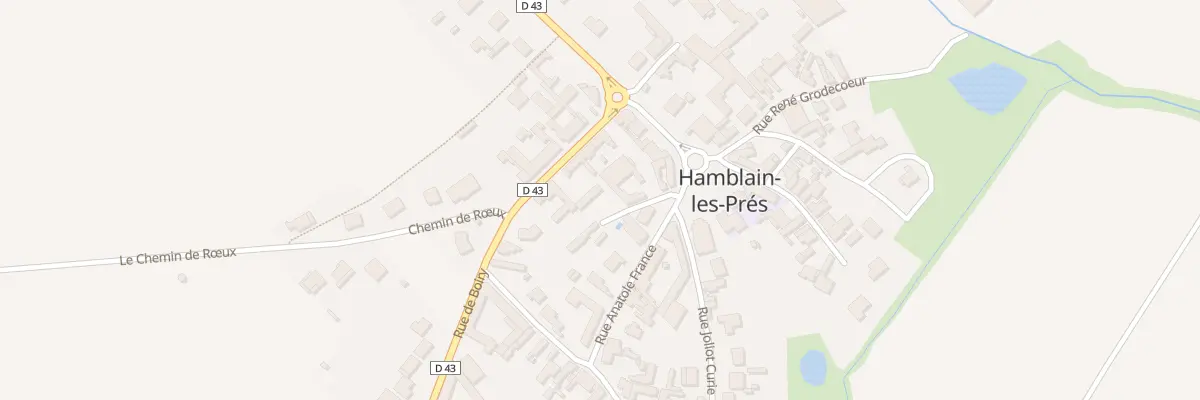 Plan du 6 Rue Victor Hugo à Hamblain-les-Prés