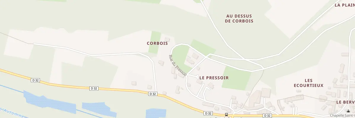 Plan du 232 Rue du Pressoir à Bonneuil-en-Valois
