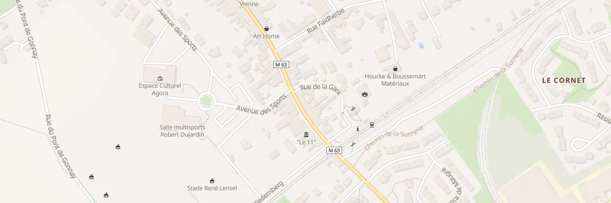 Plan du 20 Rue du Maréchal Foch à Santes
