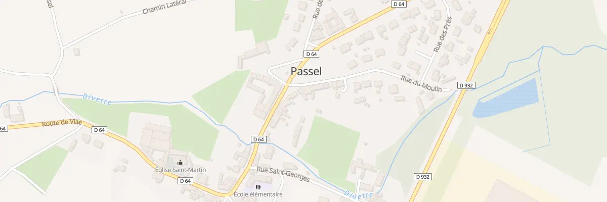 Plan du 14 Rue du Moulin à Passel