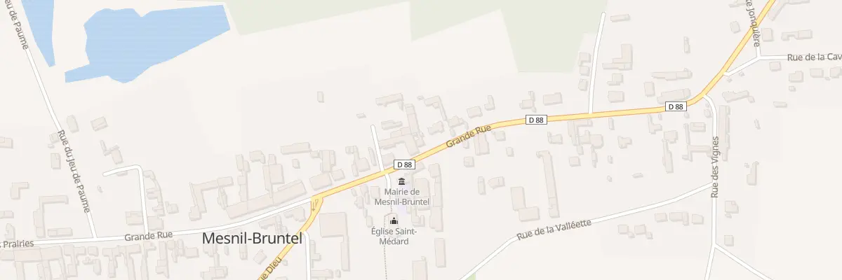 Plan du 26 Gr Grande Rue à Mesnil-Bruntel