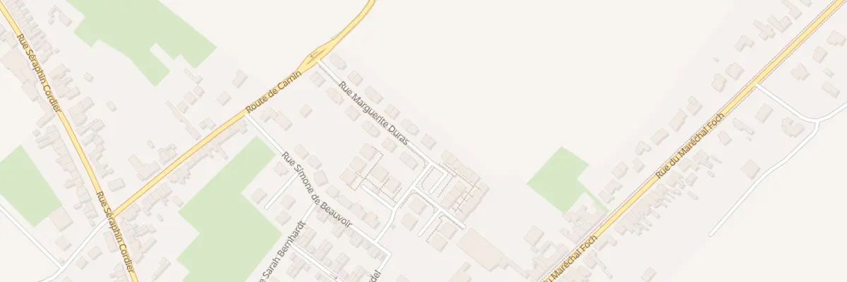 Plan du 21 Rue Marguerite Duras à Carvin