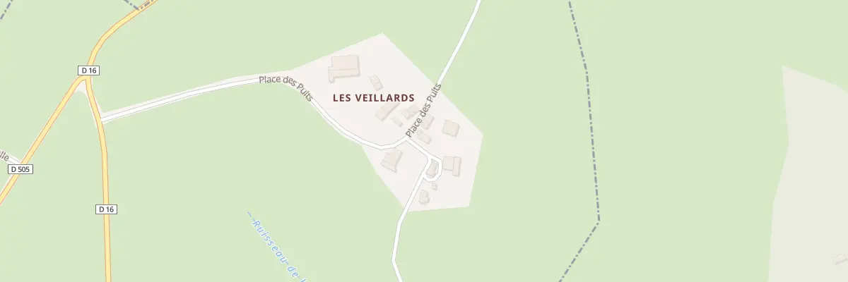 Plan du 5090 Les Veillards à Lisseuil