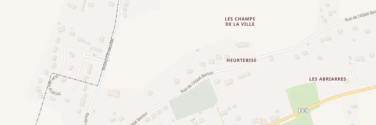 Plan du 307 Rue de l’Abbe Berton à Chantecoq