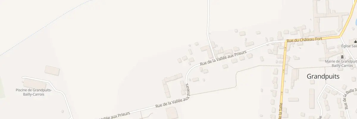 Plan du 23 Rue de la Vallée aux Prieurs à Grandpuits-Bailly-Carrois