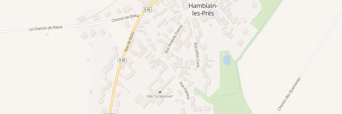 Plan du 9 Rue Anatole France à Hamblain-les-Prés
