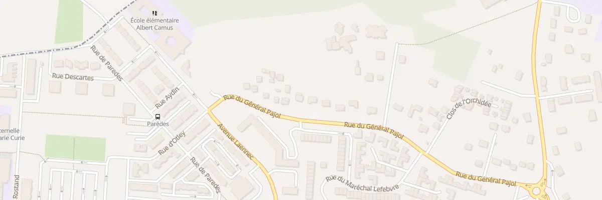 Plan du 3B Rue du Général Pajol à Montereau-Fault-Yonne
