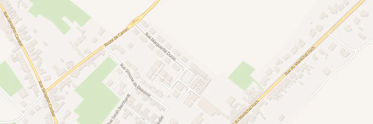 Plan du 23 Rue Marguerite Duras à Carvin