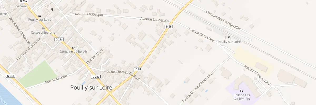Plan du 8 Av de la Gare à Pouilly-sur-Loire