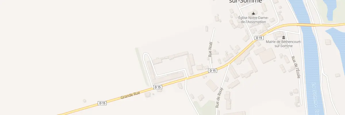 Plan du 20 Grande Rue à Béthencourt-sur-Somme