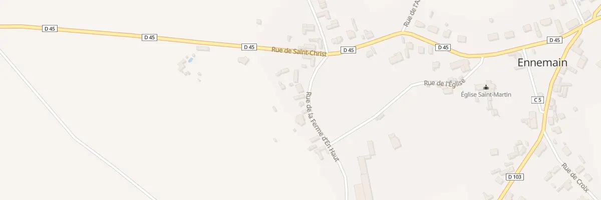 Plan du 7 Rue de la Ferme d’En Haut à Ennemain