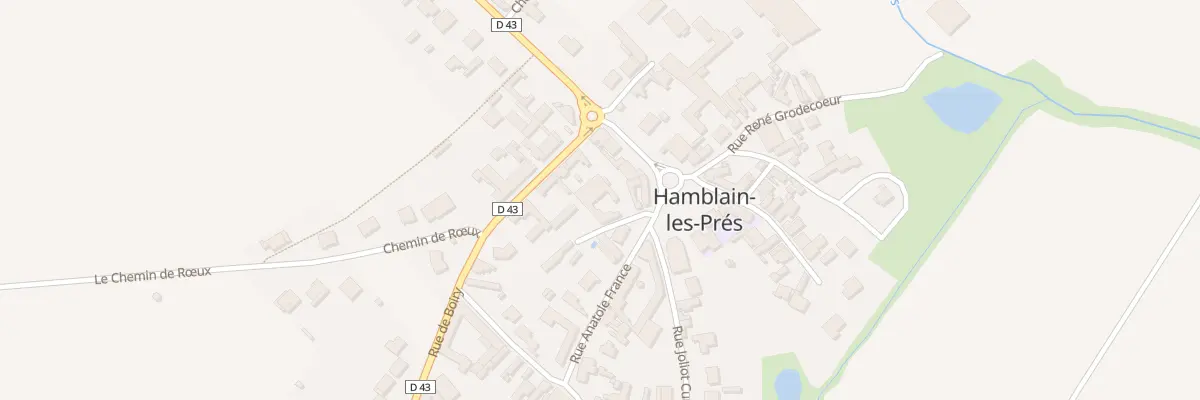 Plan du 4 Rue Victor Hugo à Hamblain-les-Prés