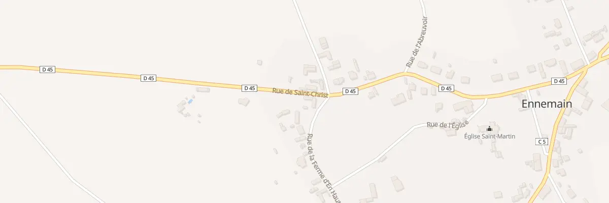 Plan du 1 Rue de la Ferme d’En Haut à Ennemain
