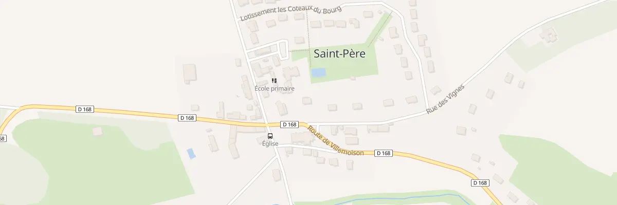 Plan du 3 Pl de l’Église à Saint-Père