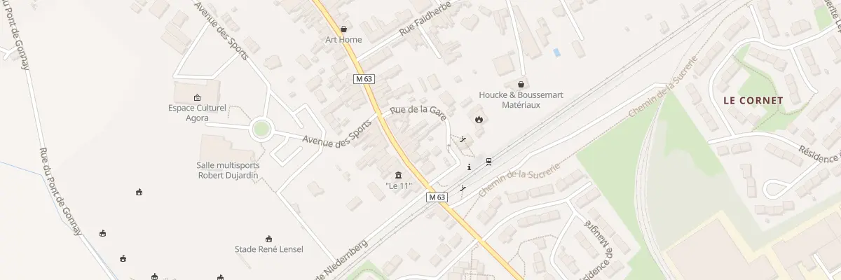 Plan du 8 Rue du Maréchal Foch à Santes