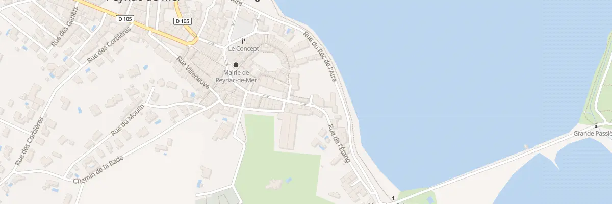 Plan du 23 Rue de l’Etang à Peyriac-de-Mer