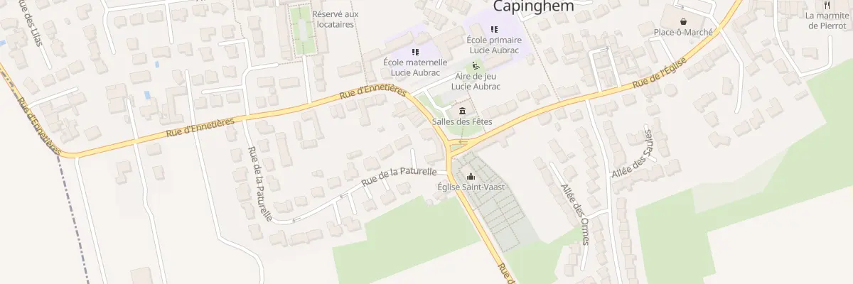 Plan du 1 Rue d’Ennetières à Capinghem