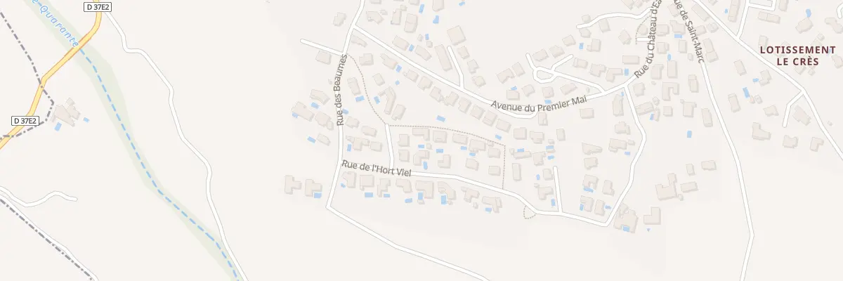 Plan du 11 Rue de l’Hort Viel à Quarante