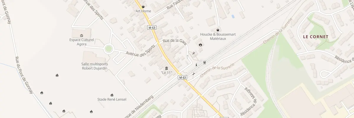 Plan du 4 Rue du Maréchal Foch à Santes