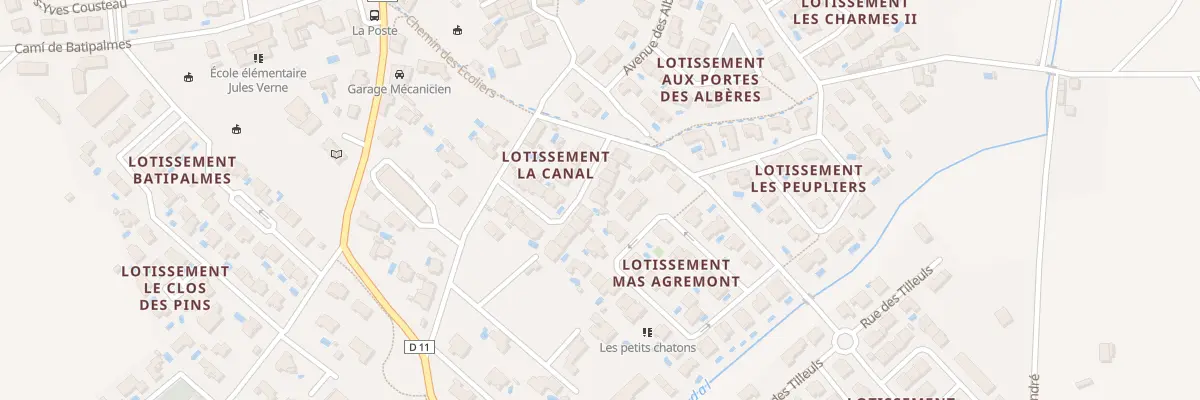 Plan du 20 Av Francois Tane à Palau-del-Vidre
