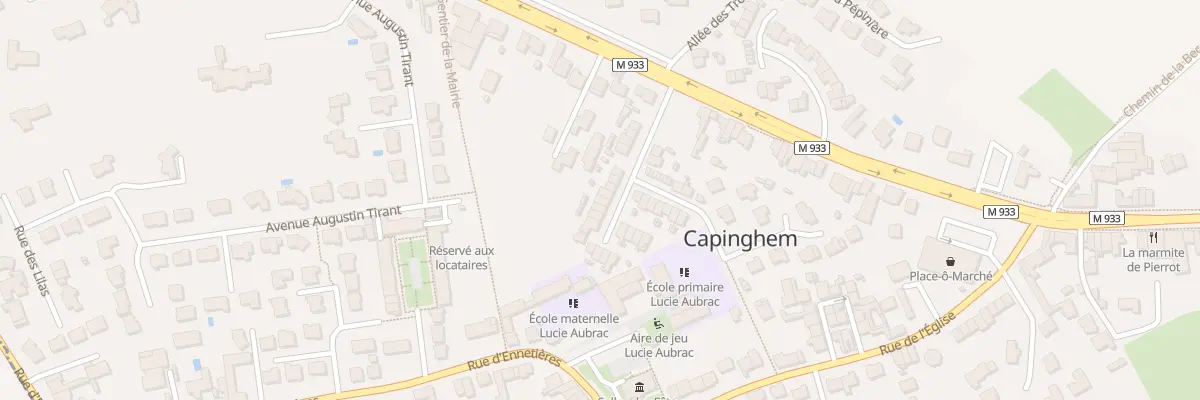 Plan du 11 Rue Pasteur à Capinghem